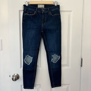 Free People Busted Knee Skinny Jean